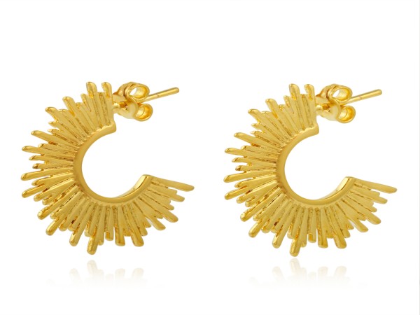 Shinning Gold Earring