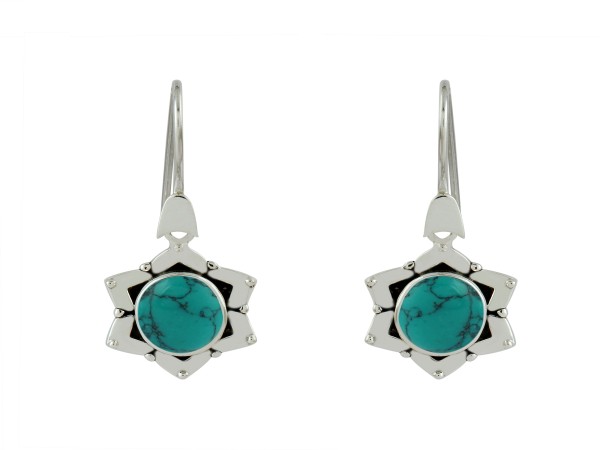 TURQOUISE STAR EARRING