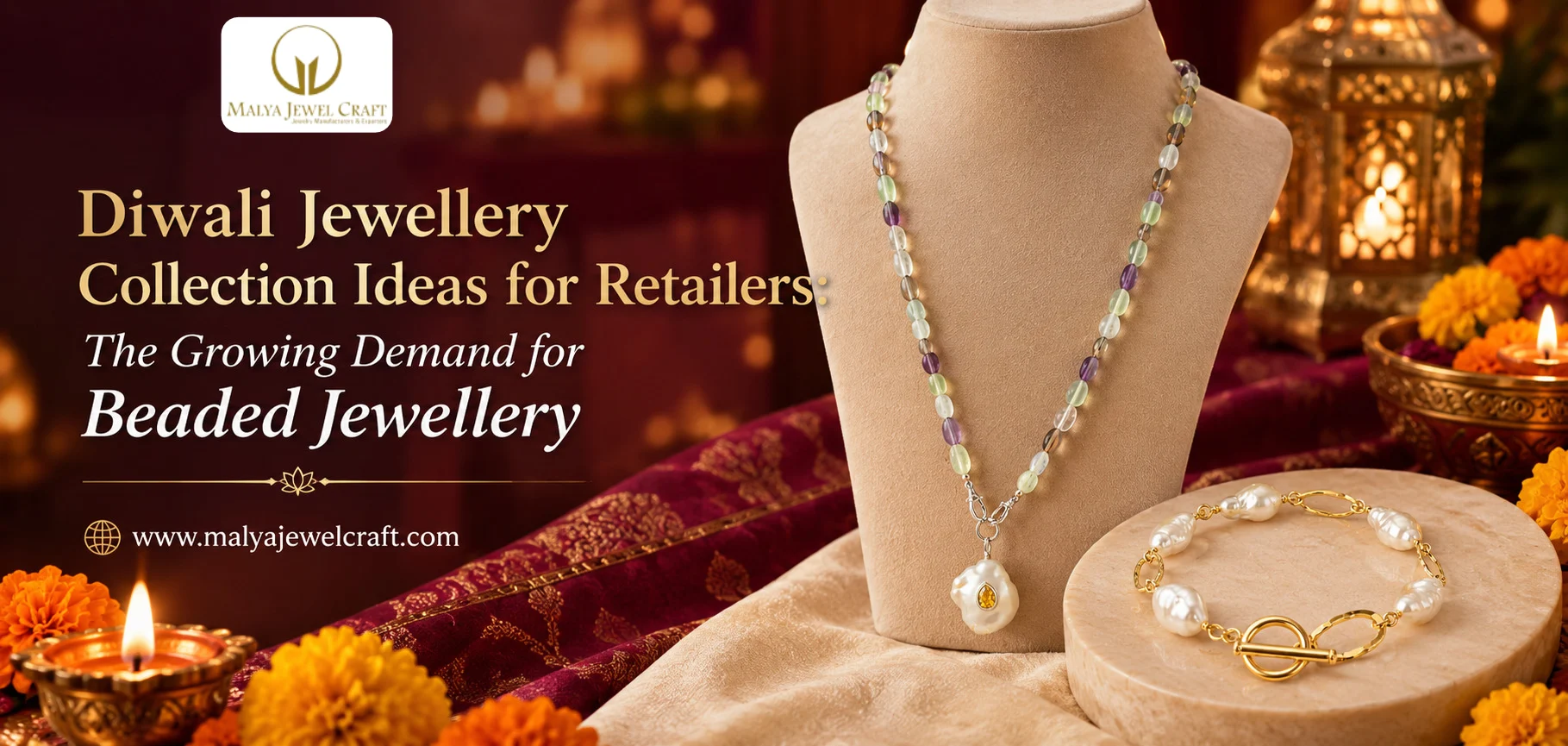 Diwali Jewellery Collection Ideas for Retailers: The Growing Demand for Beaded Jewellery