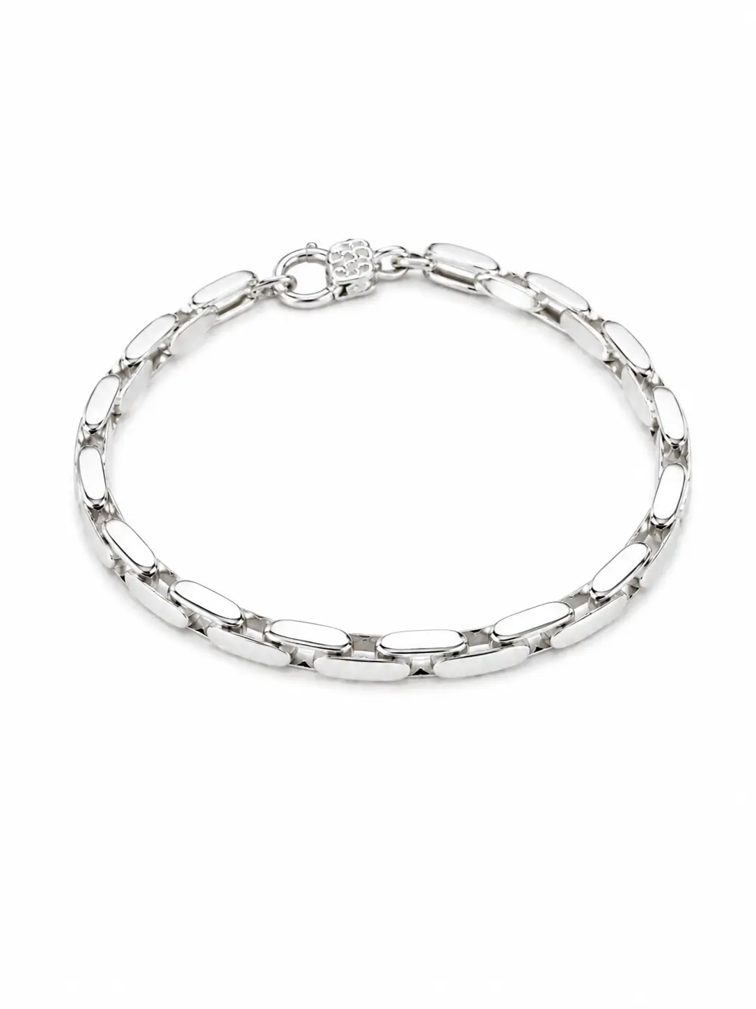 Link Chain Silver Bracelet