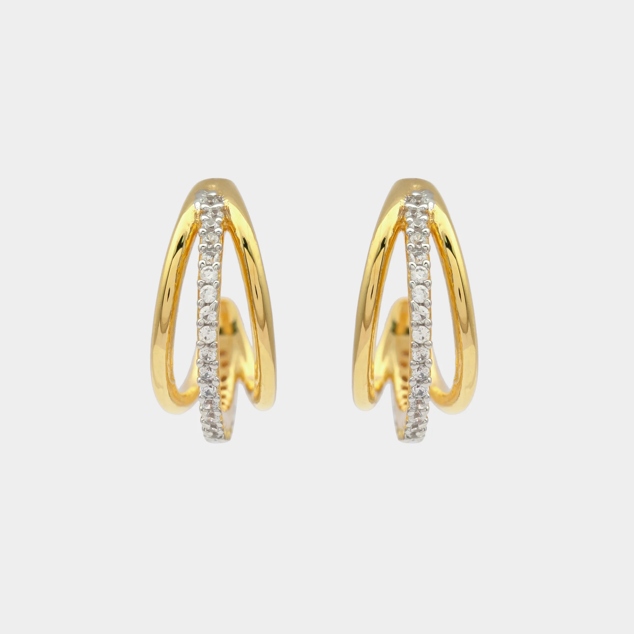 Diamond Hoop Earrings