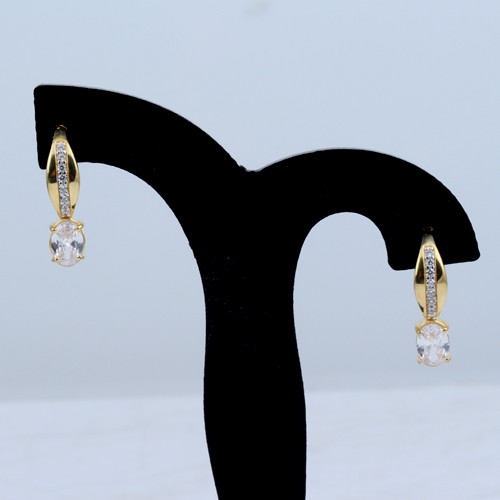 925 Silver Gold Plated Earring - Image 1