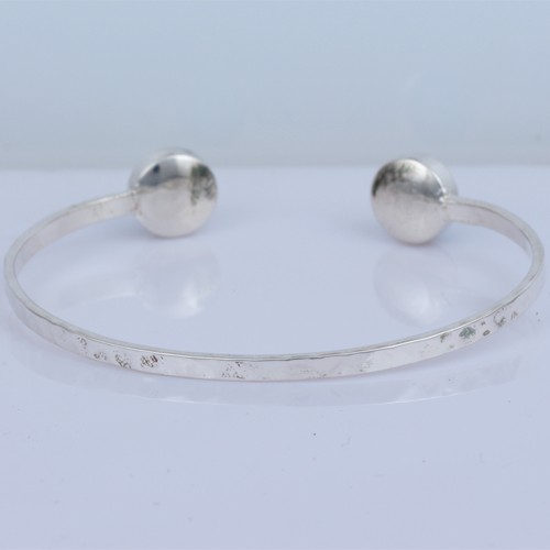 925 Silver Larimar Cuff Bangle - Image 4