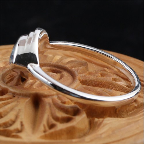 925 Silver Blue Topaz Fine Ring - Image 4