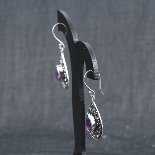 Silver Stone Earring - Image 5