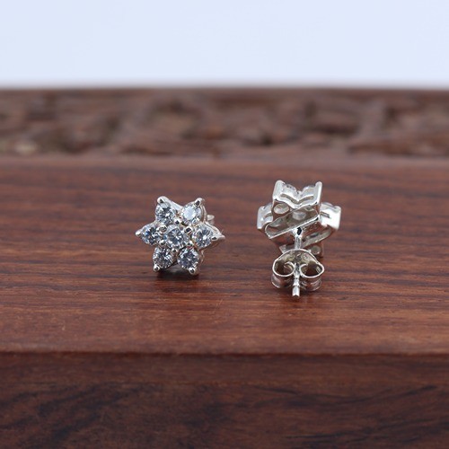 925 Silver Trendy Fancy Star Stud Earring - Image 2