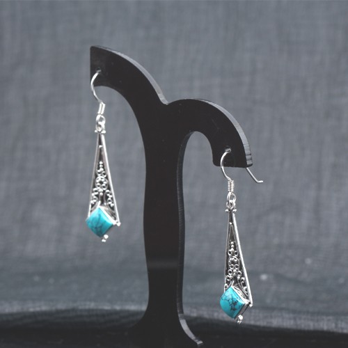 925 Silver Turquoise Earring - Image 1