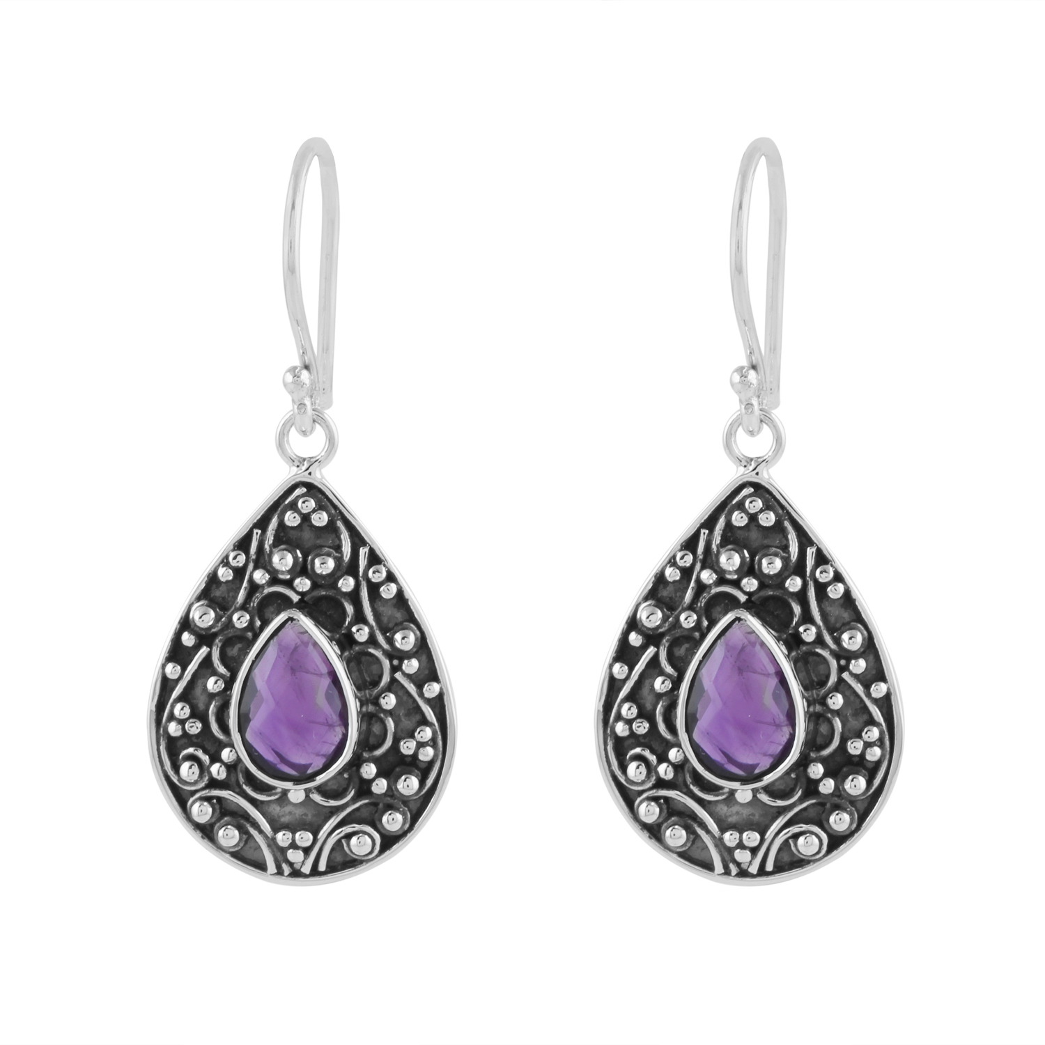 Silver Stone Earring - Image 1