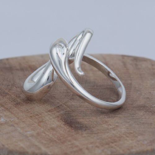 925 Silver Snake Shape Ring - Image 2