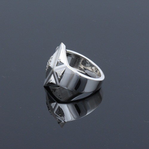 925 Silver Topaz Shape Ring - Image 3