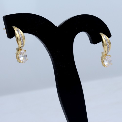 925 Silver Gold Plated Earring - Image 3