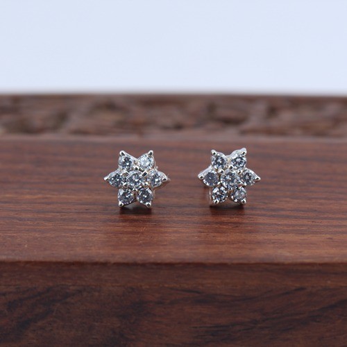 925 Silver Trendy Fancy Star Stud Earring - Image 1