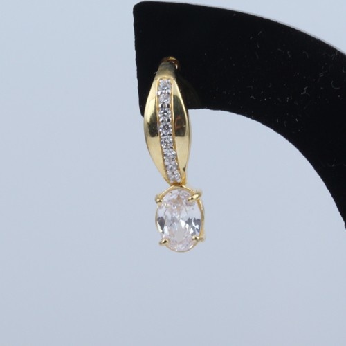 925 Silver Gold Plated Earring - Image 4