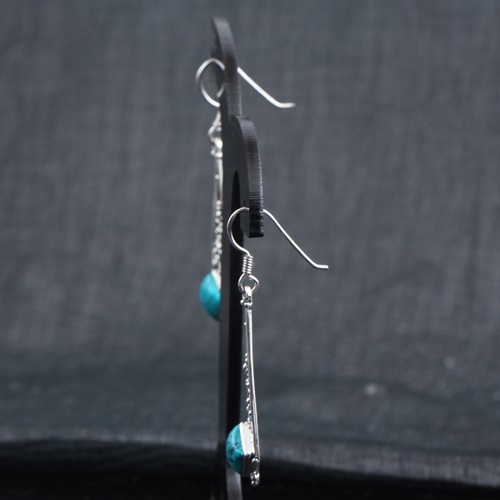 925 Silver Turquoise Earring - Image 3